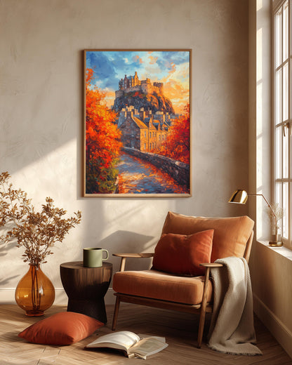 Edinburgh Castle Autumn Canvas Print — view 6 of 18
