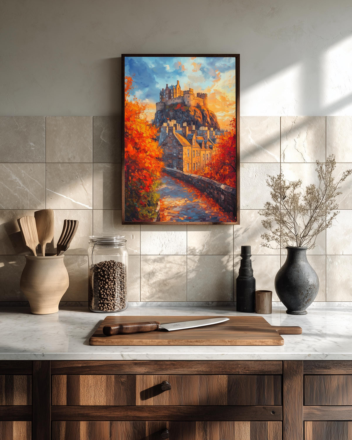 Edinburgh Castle Autumn Canvas Print — view 12 of 18
