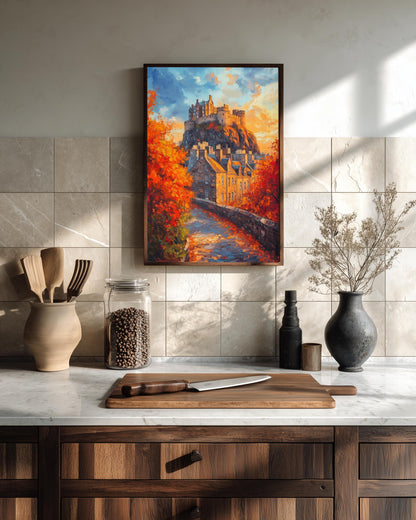 Edinburgh Castle Autumn Canvas Print — view 12 of 18