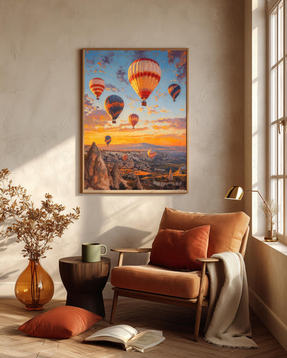 Cappadocia Wall Art Framed Canvas — view 6 of 19
