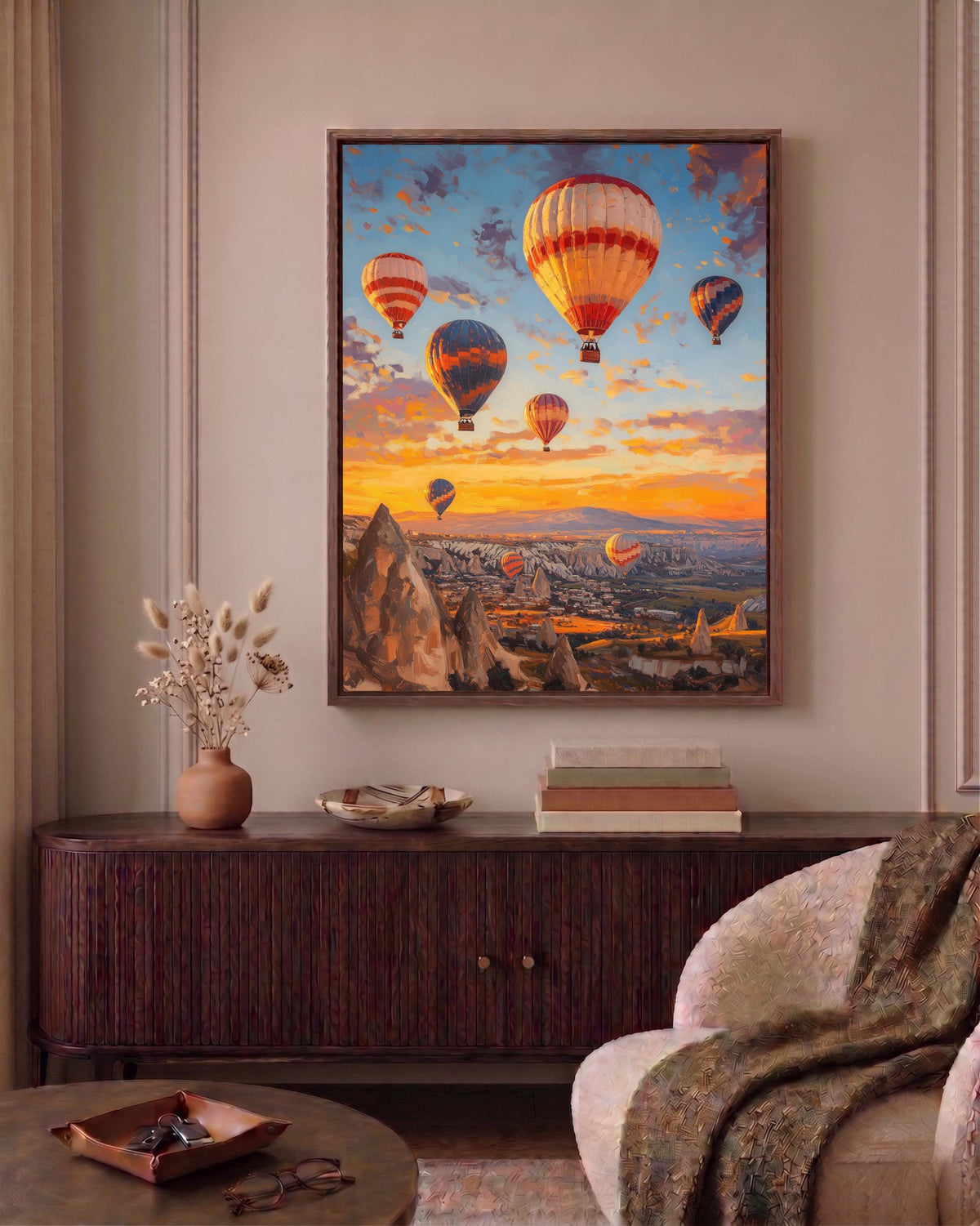 Cappadocia Wall Art Framed Canvas — view 8 of 19