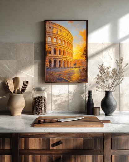 Colosseum Wall Art Framed Canvas — view 12 of 19