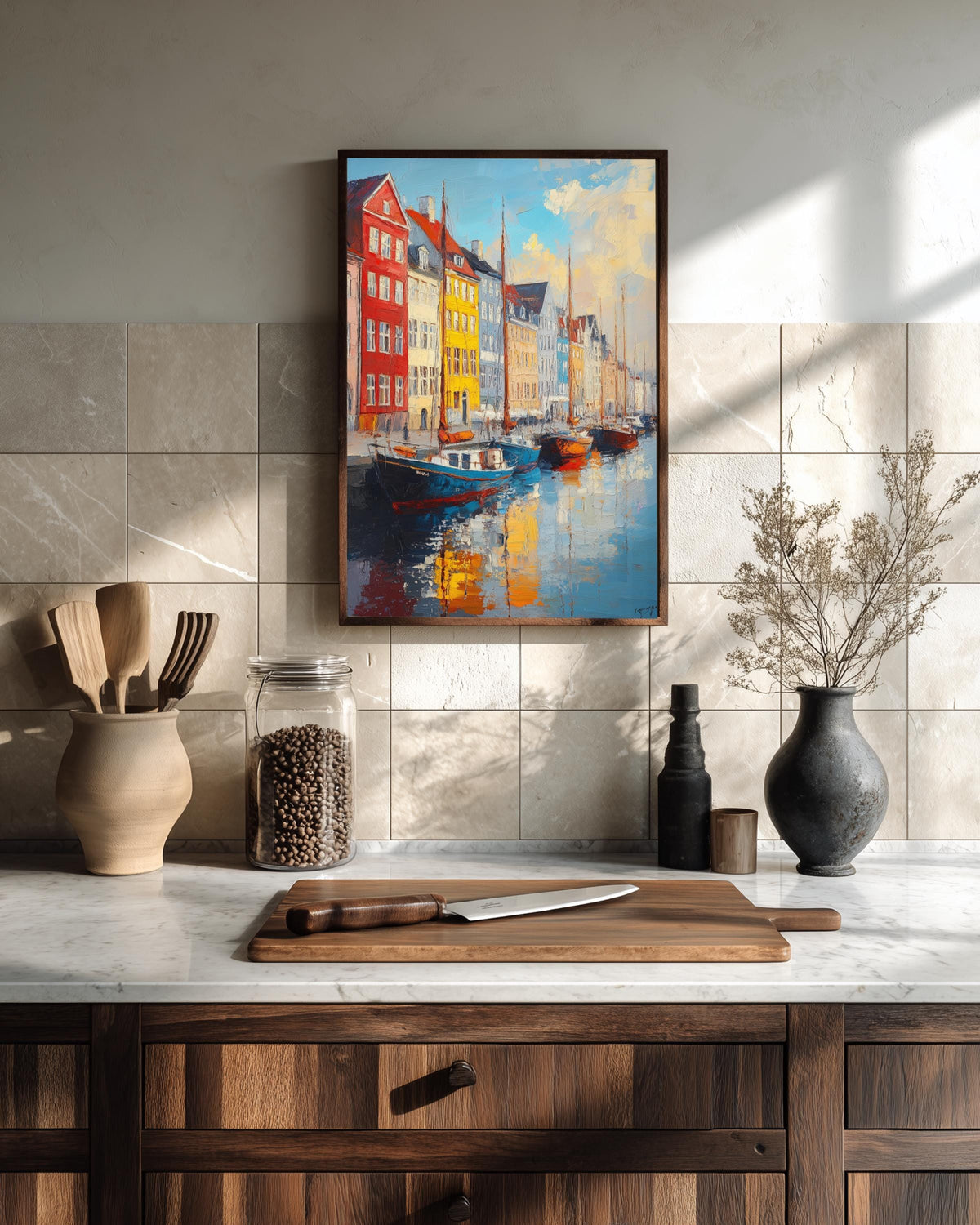 Copenhagen Wall Art Framed Canvas — view 13 of 19