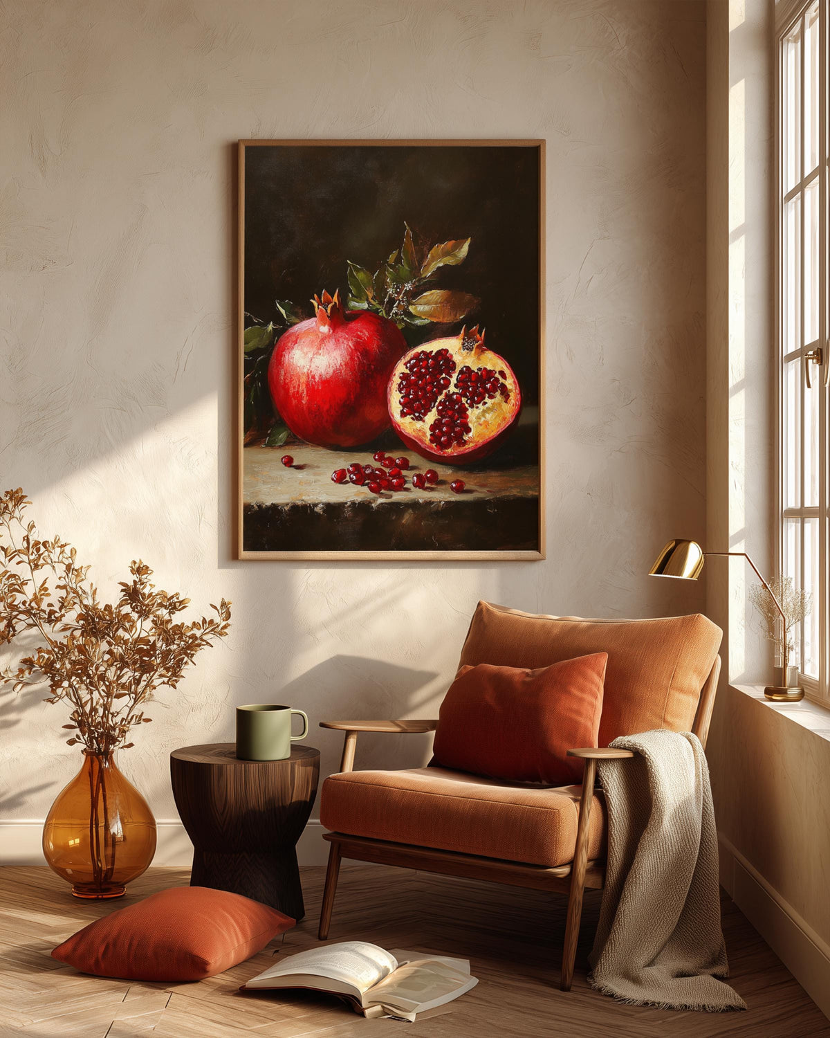 Pomegranate Wall Art Framed Canvas — view 9 of 19