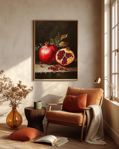 Pomegranate Wall Art Framed Canvas — view 9 of 19