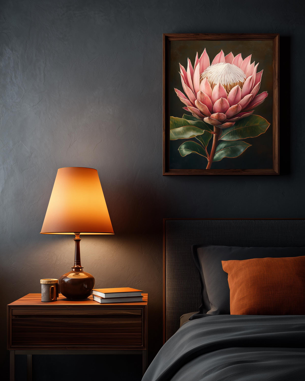 Protea Wall Art Framed Canvas — view 15 of 19