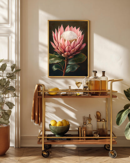 Protea Wall Art Framed Canvas — view 10 of 19