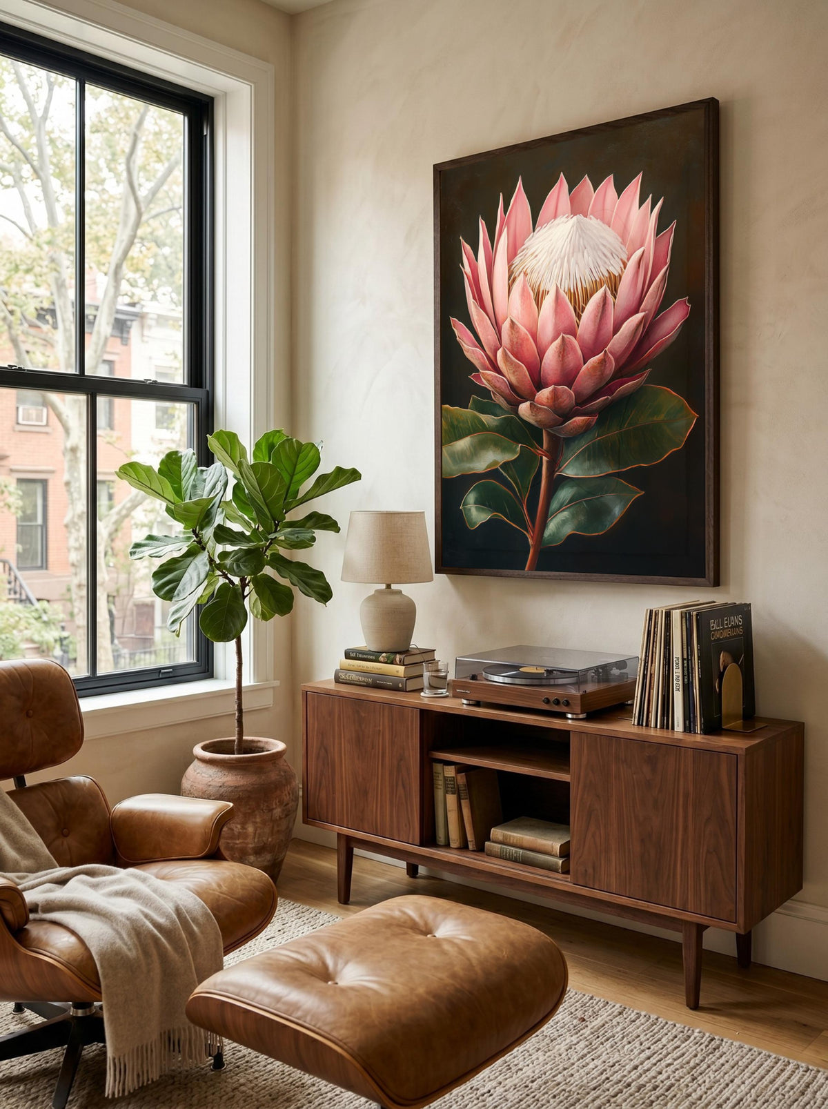 Protea Wall Art Framed Canvas — view 16 of 19