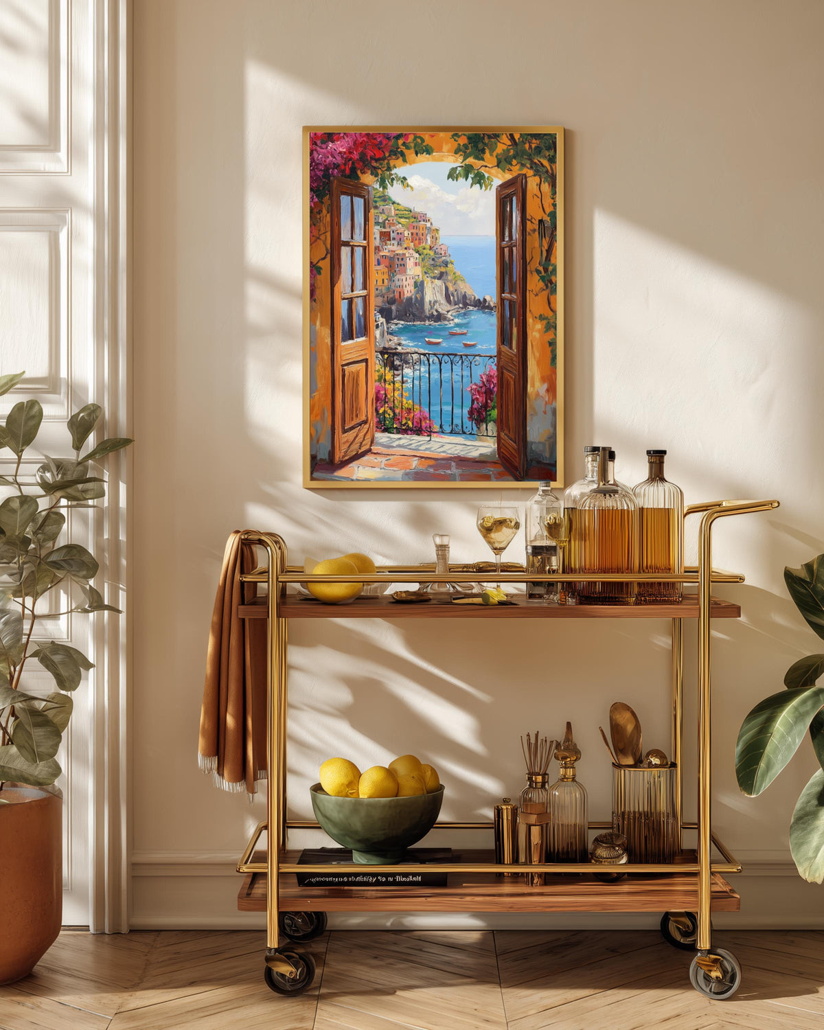 Cinque Terre Open Window Wall Art — view 11 of 20