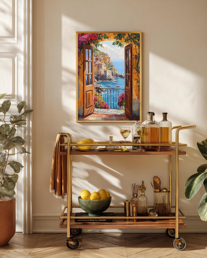 Cinque Terre Open Window Wall Art — view 11 of 20