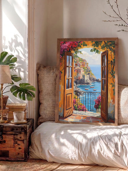 Cinque Terre Open Window Wall Art — view 5 of 20
