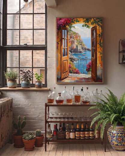 Cinque Terre Open Window Wall Art — view 8 of 20