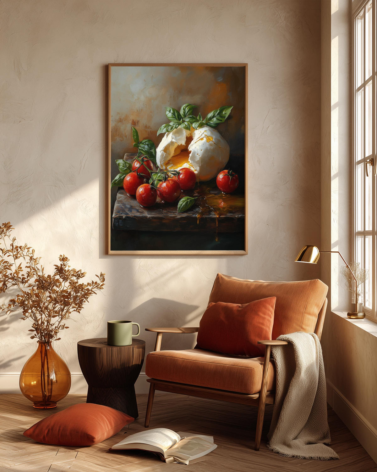 Burrata Print Framed Canvas — view 11 of 20