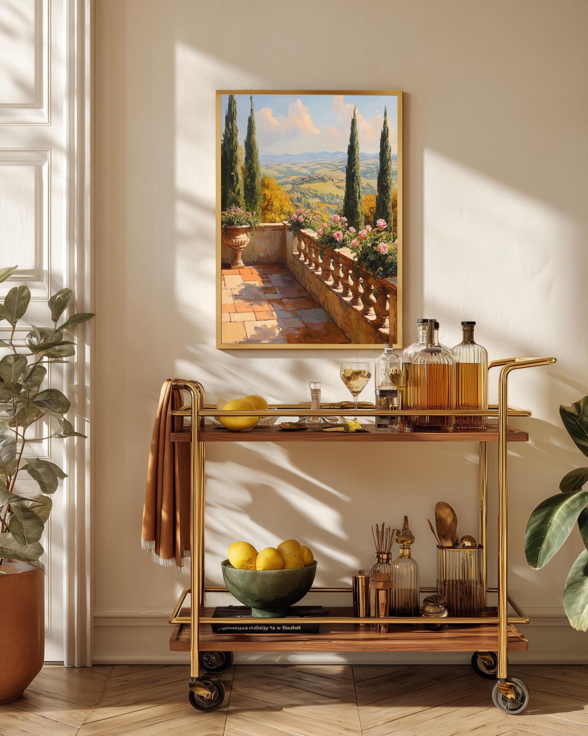 Italian Villa Garden Wall Art — view 11 of 19