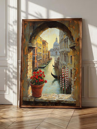 Venice wall art: the lagoon city's palazzi and waterways in soft painterly light