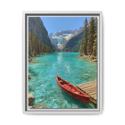 Lake Louise Wall Art — painterly wall art printed and framed to order