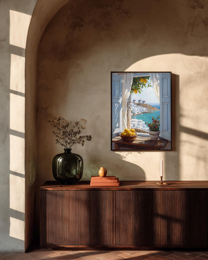 Mykonos Open Window Wall Art — view 12 of 20