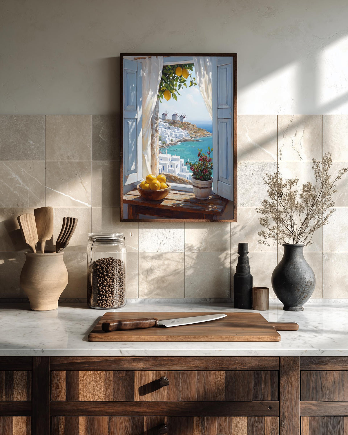 Mykonos Open Window Wall Art — view 11 of 20