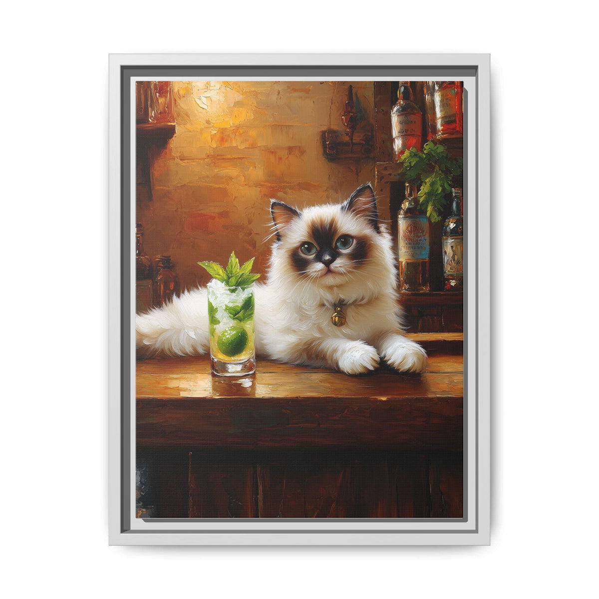 Ragdoll Cat Mojito Wall Art — view 16 of 20
