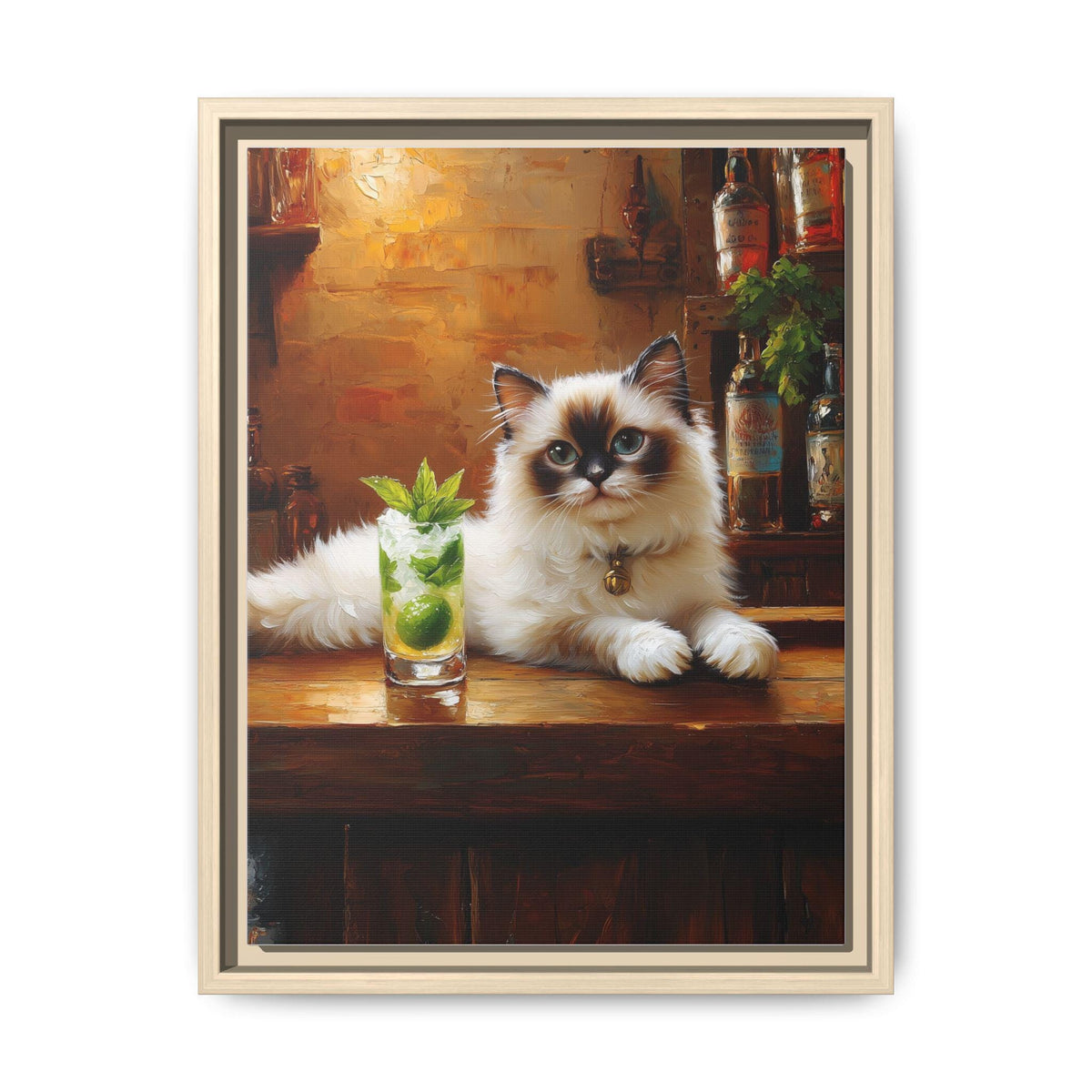Ragdoll Cat Mojito Wall Art — view 19 of 20