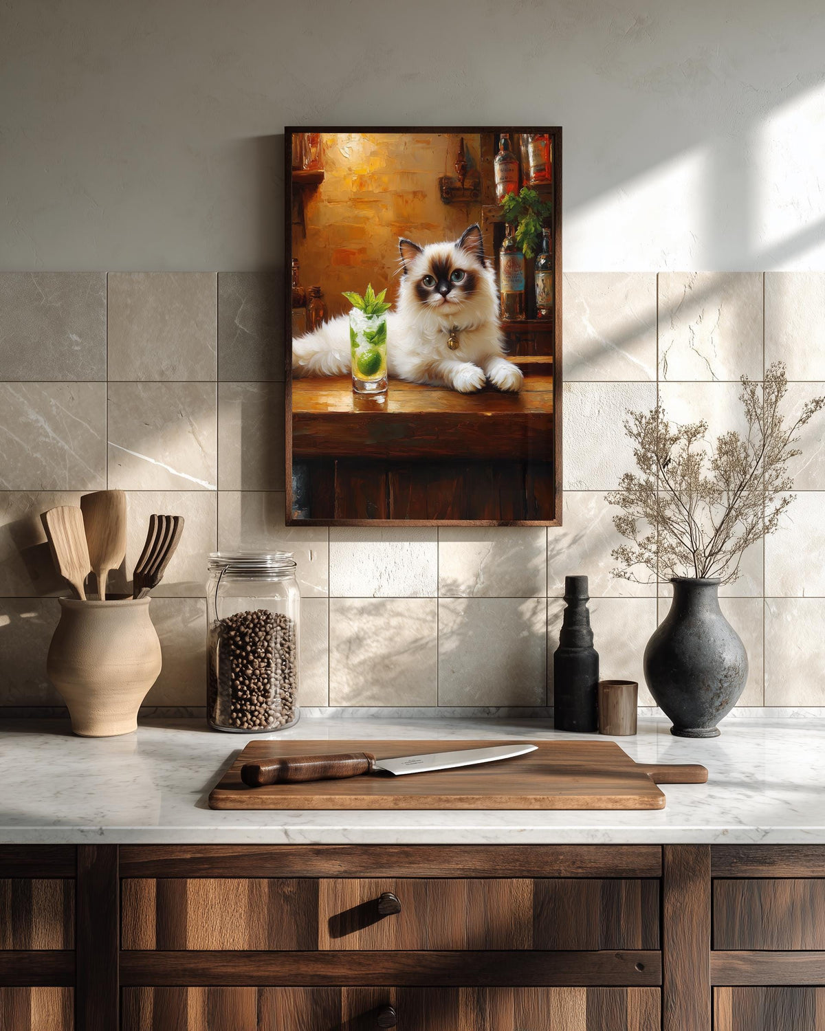 Ragdoll Cat Mojito Wall Art — view 9 of 20