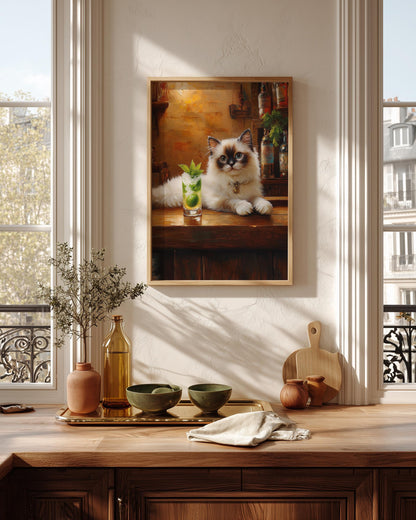 Ragdoll Cat Mojito Wall Art — view 5 of 20