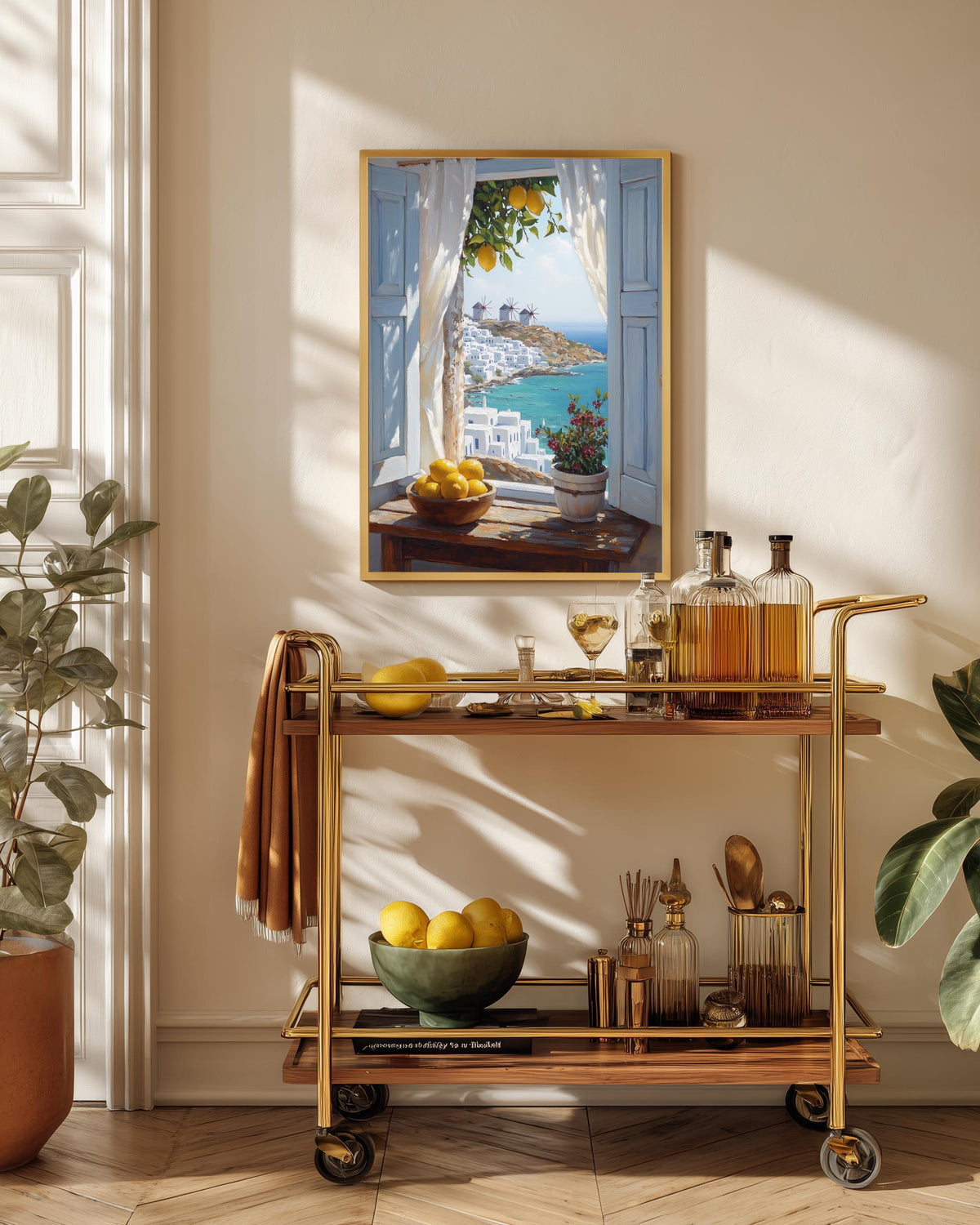 Mykonos Open Window Wall Art — view 6 of 20