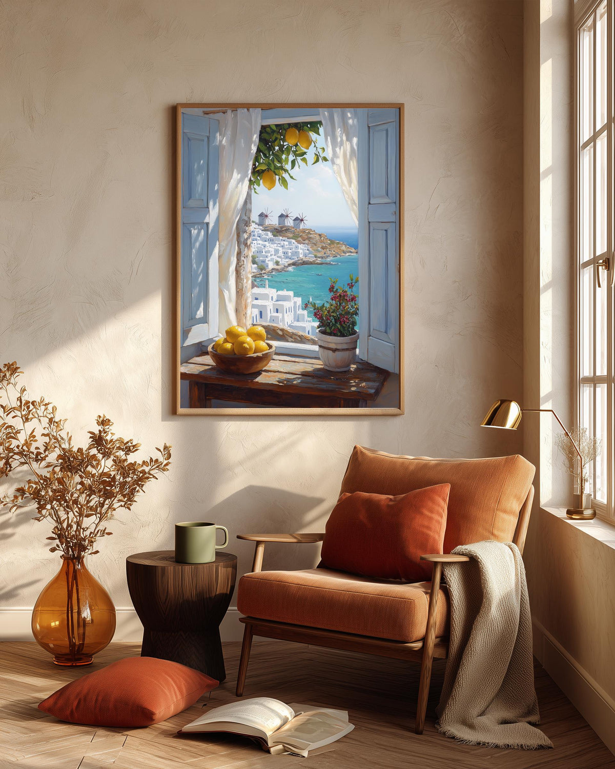 Mykonos Open Window Wall Art — view 5 of 20