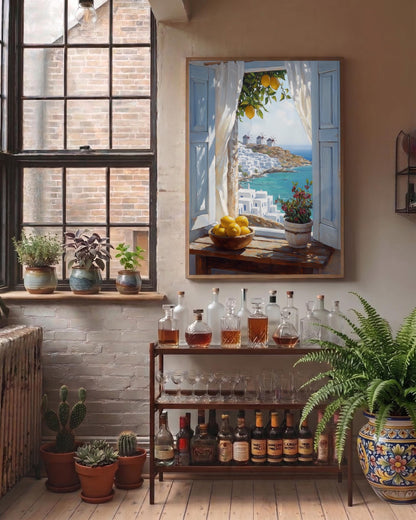 Mykonos Open Window Wall Art — view 8 of 20