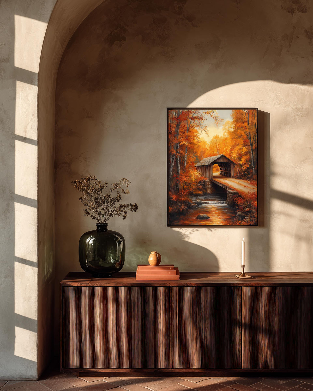 New Hampshire Covered Bridge Wall Art — view 10 of 20