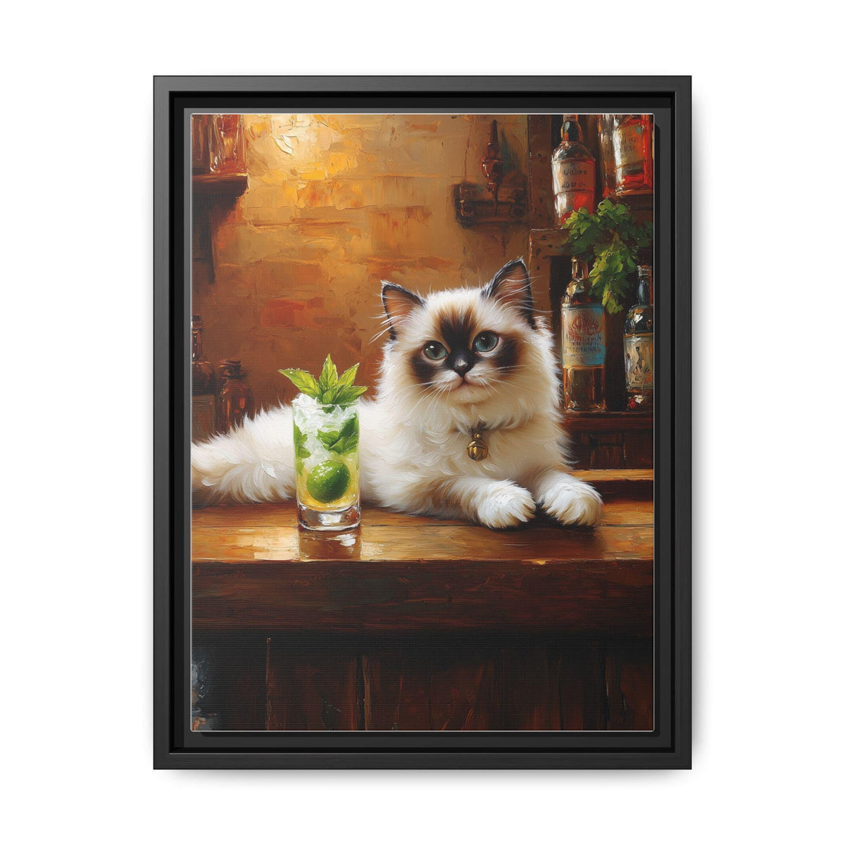 Ragdoll Cat Mojito Wall Art — view 17 of 20