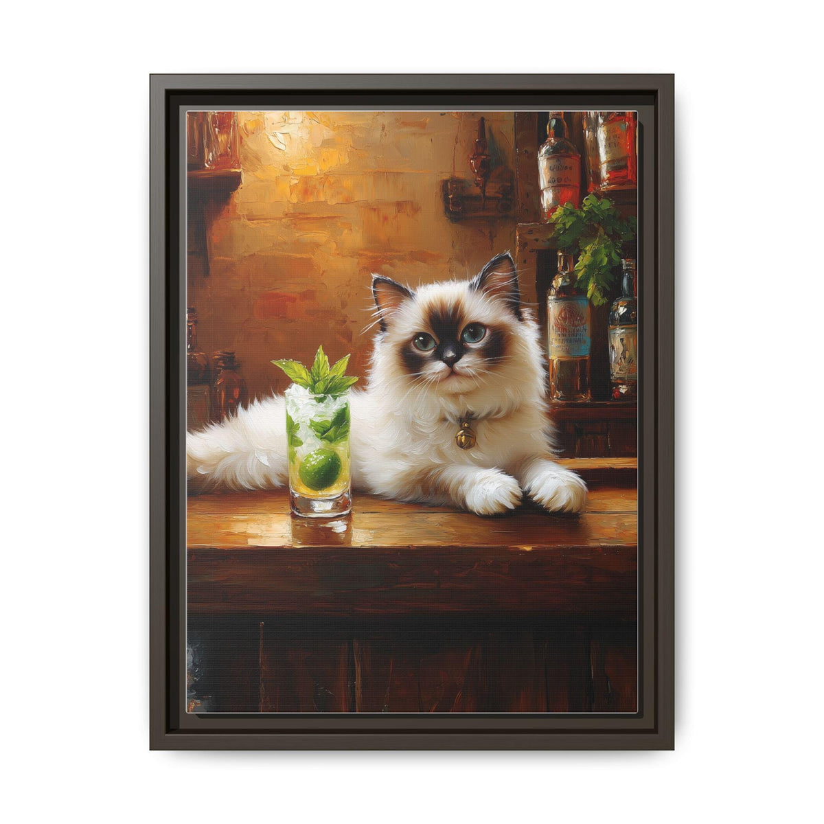 Ragdoll Cat Mojito Wall Art — view 18 of 20