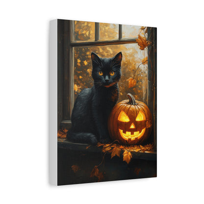 Black Cat Pumpkin Wall Art — view 20 of 20