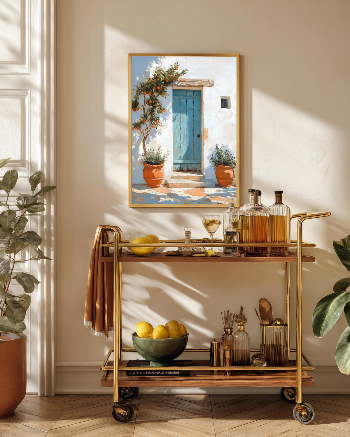 Turquoise Door Wall Art — view 5 of 20