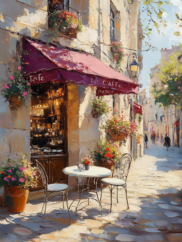 Cafe Terrace Wall Art — French Bistro Art
