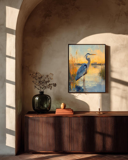 Great Blue Heron Wall Art — view 6 of 20