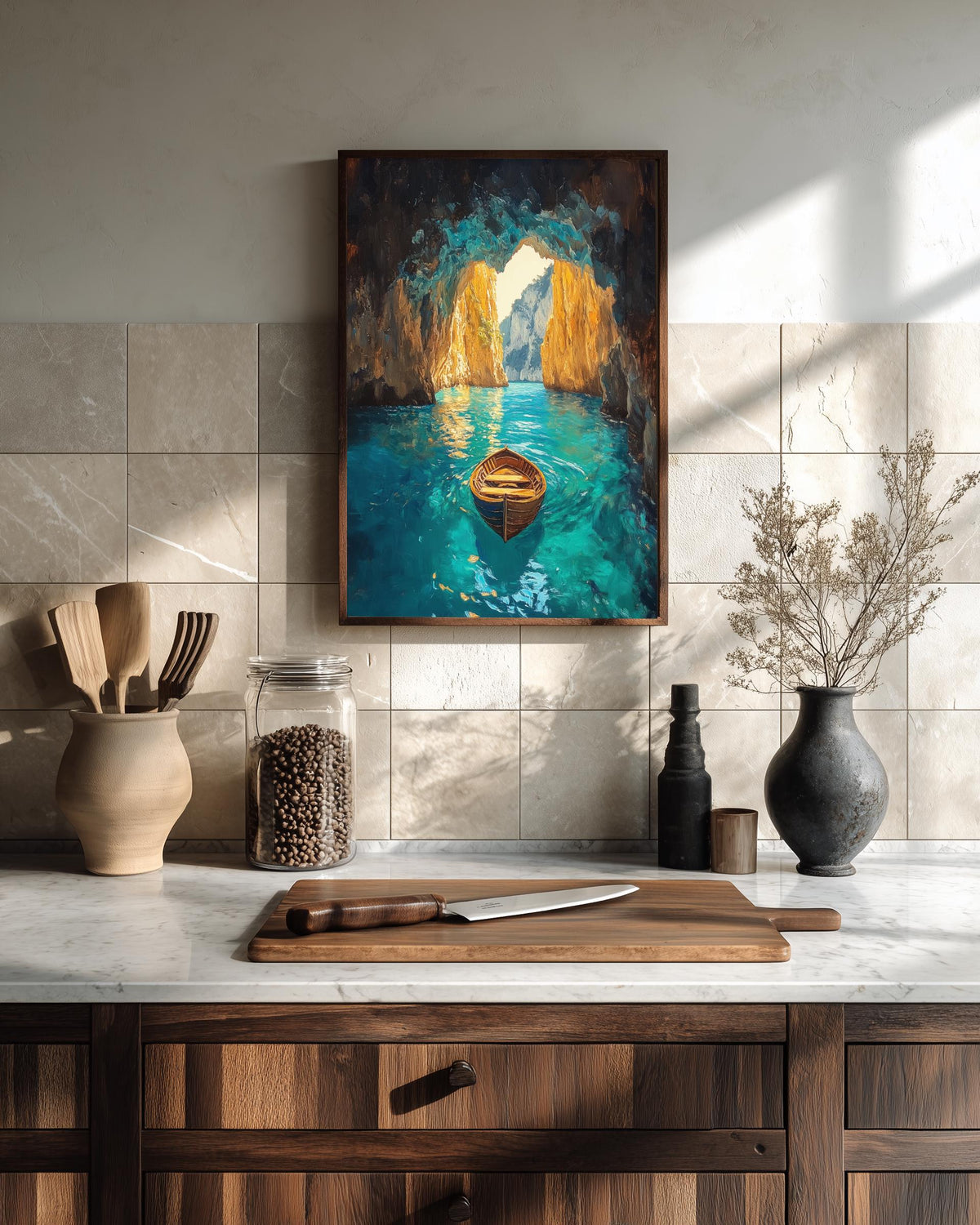Capri Blue Grotto Wall Art — view 8 of 20