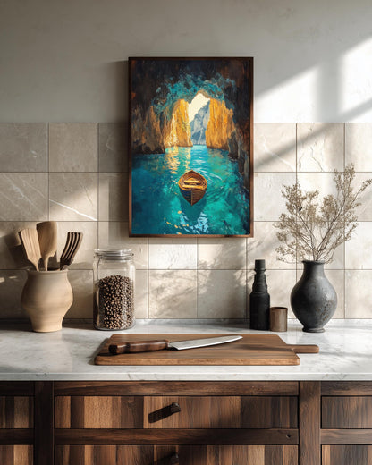 Capri Blue Grotto Wall Art — view 8 of 20