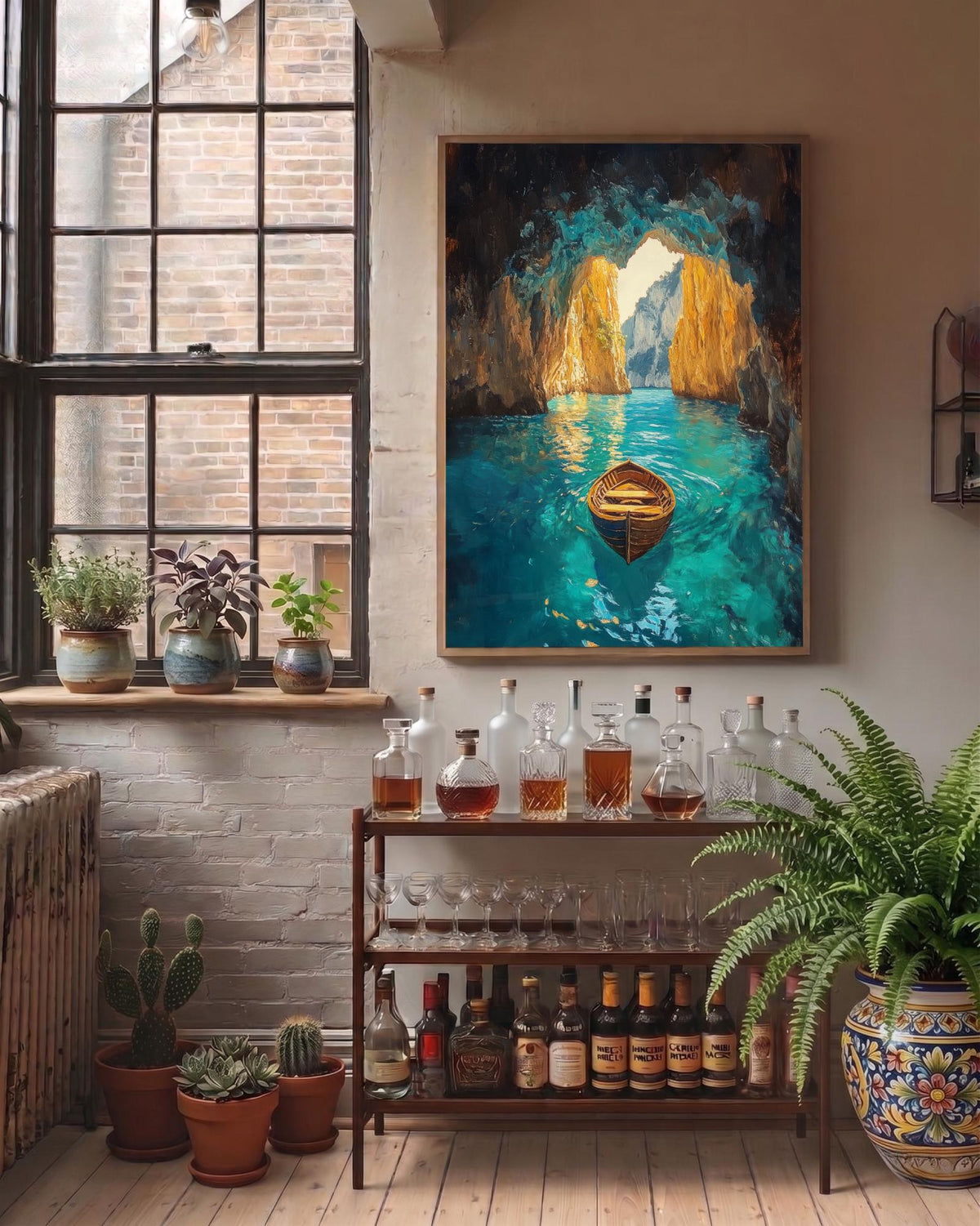 Capri Blue Grotto Wall Art — view 11 of 20