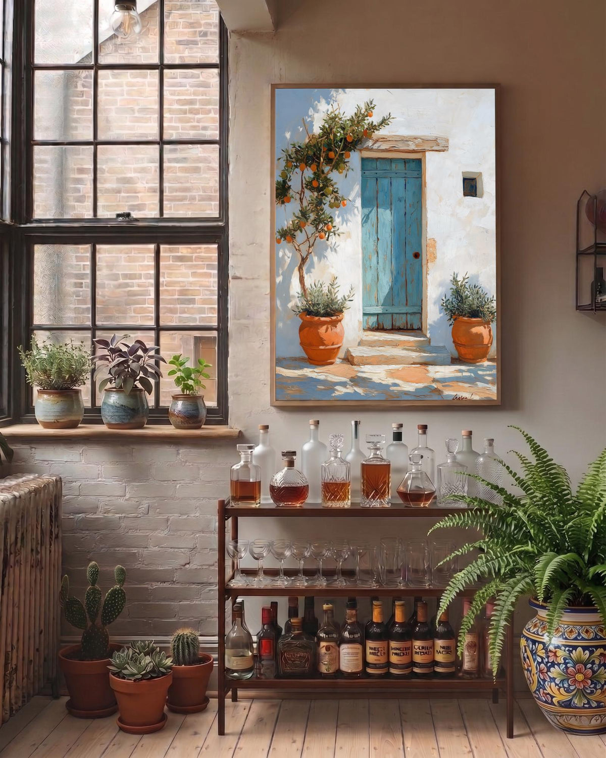 Turquoise Door Wall Art — view 9 of 20