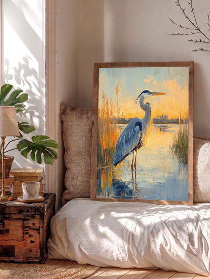 Great Blue Heron Wall Art — view 12 of 20