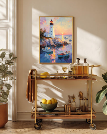 Lighthouse Harbor Wall Art — view 5 of 20