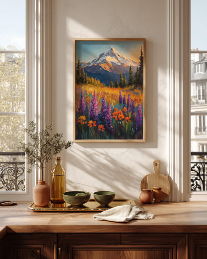 Mount Rainier Wildflowers Wall Art — view 8 of 20