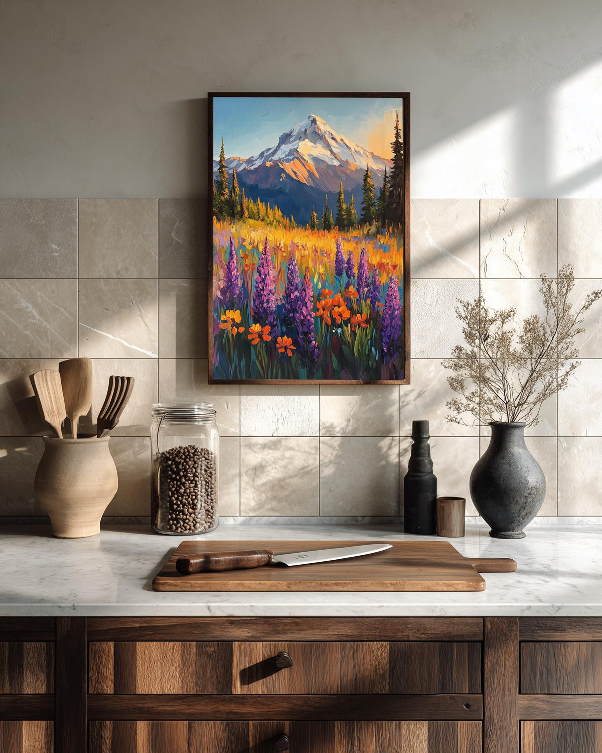Mount Rainier Wildflowers Wall Art — view 9 of 20
