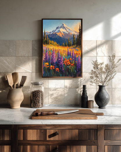 Mount Rainier Wildflowers Wall Art — view 9 of 20