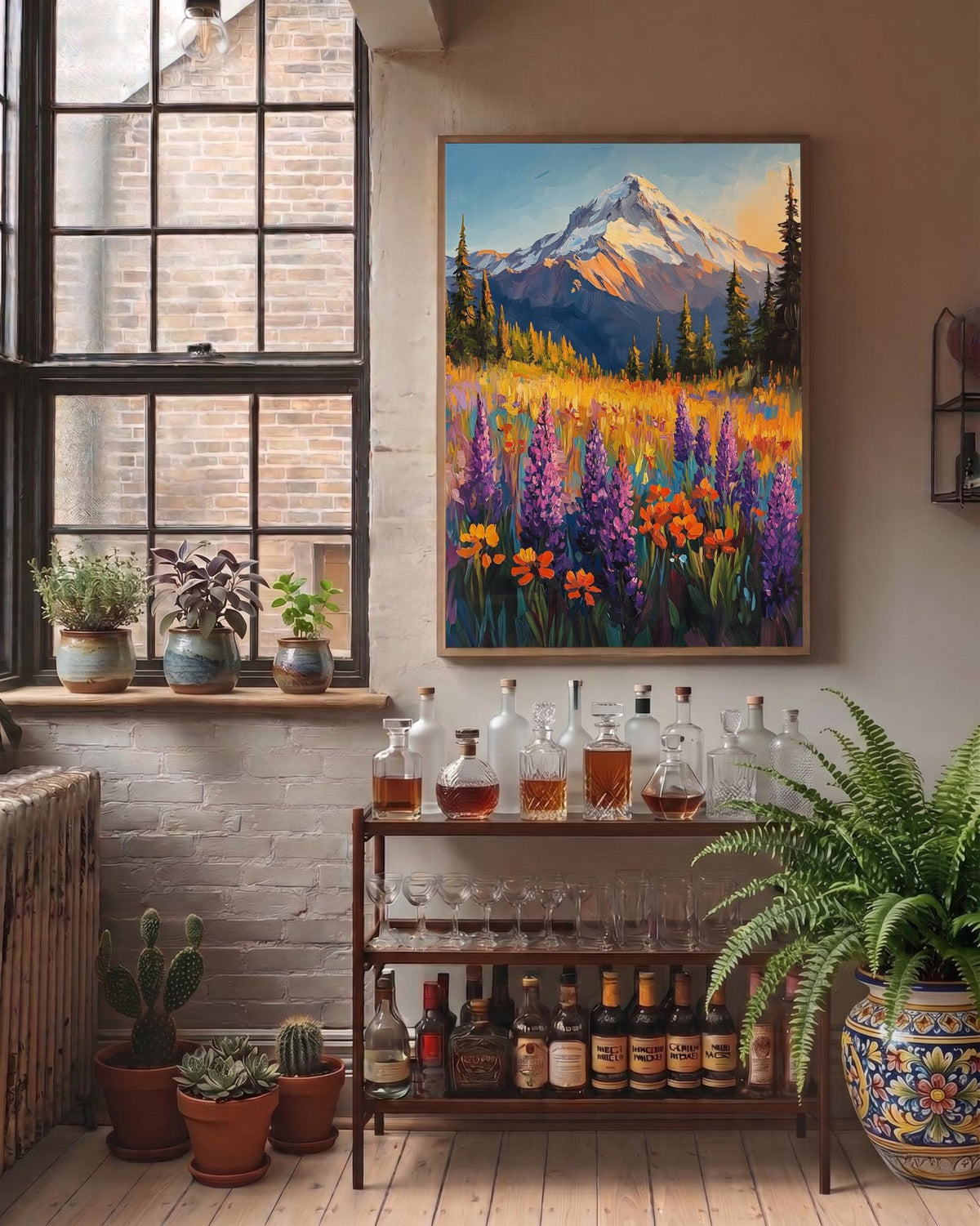 Mount Rainier Wildflowers Wall Art — view 14 of 20