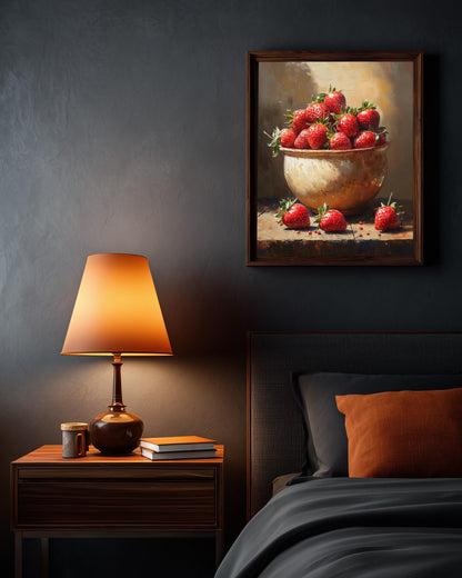Strawberry Still Life Wall Art — view 10 of 20