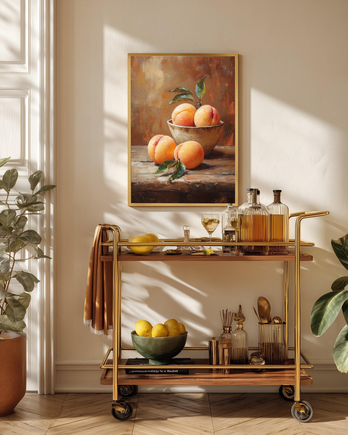 Peach Still Life Wall Art — view 5 of 20