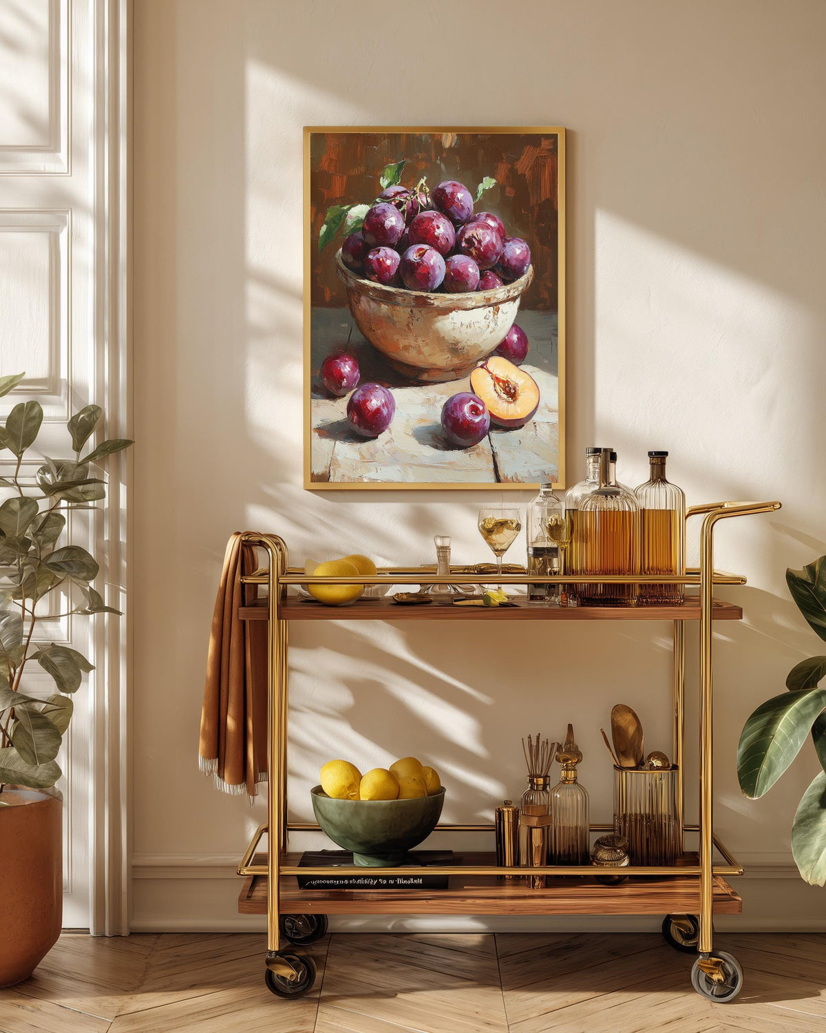 Plum Still Life Wall Art — view 5 of 20