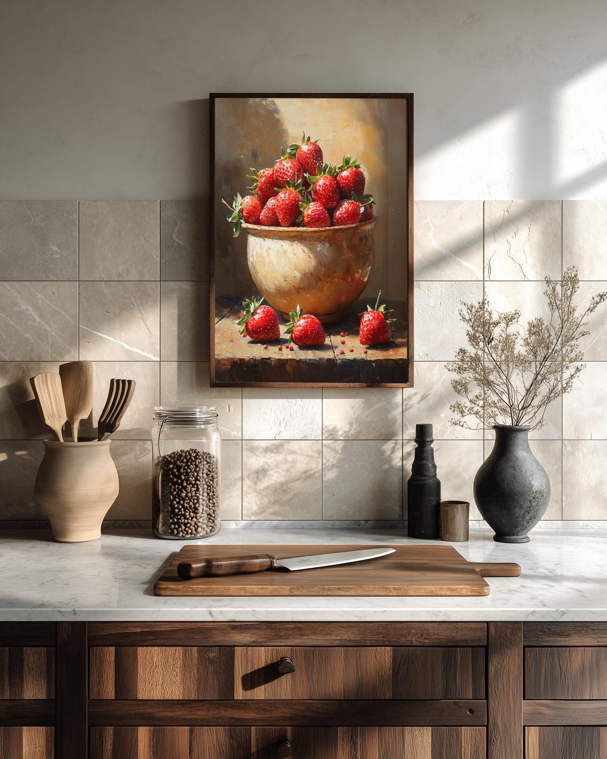 Strawberry Still Life Wall Art — view 9 of 20